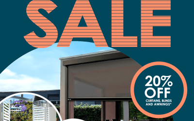 EOFY SALE: 20% OFF ALL CURTAINS, BLINDS & AWNINGS FOR A LIMITED TIME